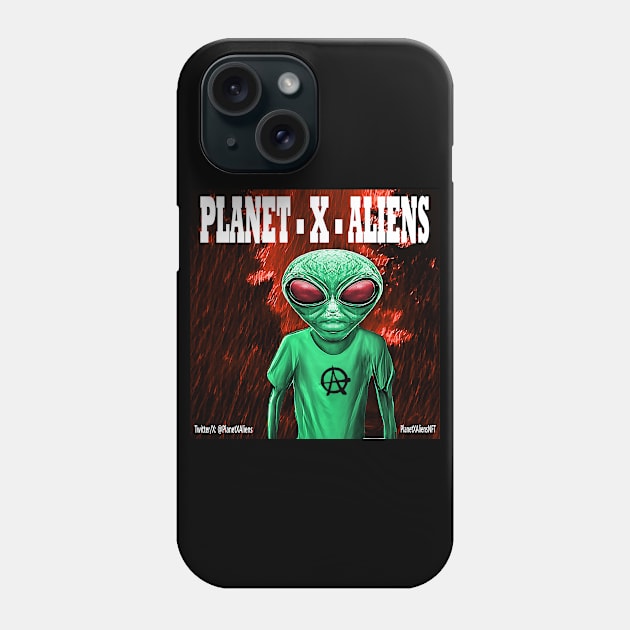 Alien CyberPunk Planet X Phone Case by PlanetMonkey
