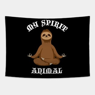 Sloth My Spirit Animal Tapestry