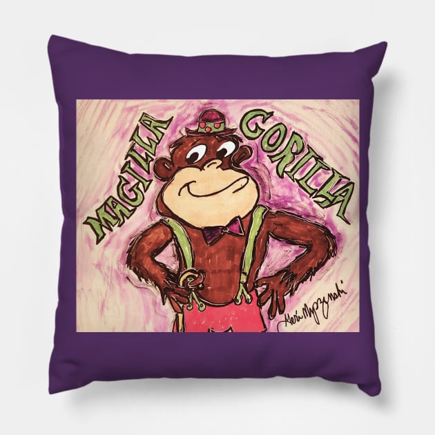 Magilla Gorilla Pillow by TheArtQueenOfMichigan 