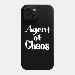 Agent of Chaos - White - Front Phone Case