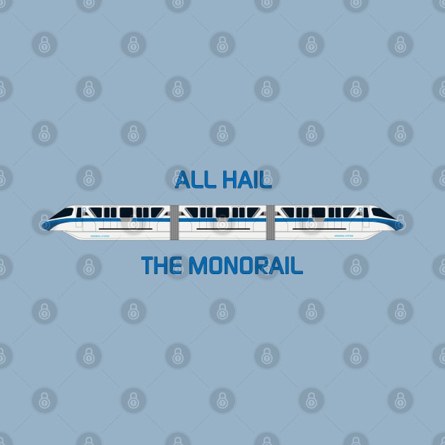 All Hail the Blue Monorail by Enzwell