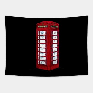 English phone box Tapestry