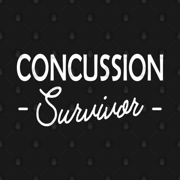 Concussion Survivor by KC Happy Shop