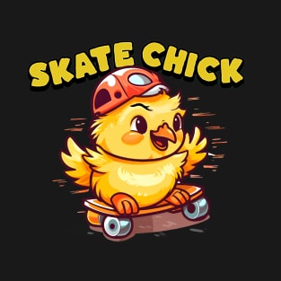 Funny Skate Chick T-Shirt