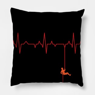 Love Rappelling ECG Pillow