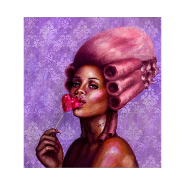 Yas, Queen, Madam Lolli in purple by ArtInPi