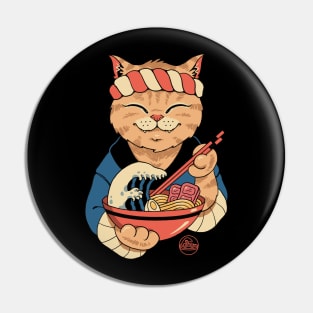 Ramen Meowster Pin