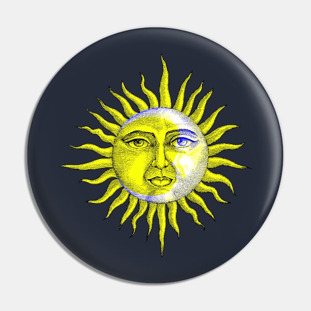 Eclipse Interactive Yellow&Blue Filter T-Shirt By Red&Blue Pin by RedAndBlue