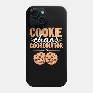 Cookie Chaos Coordinator Funny Scout Cookie Dealer Phone Case