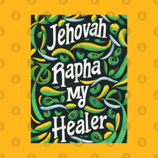 JEHOVAH RAPHA GREEN RIBBON WITH A TOUCH OF YELLOW by Seeds of Authority