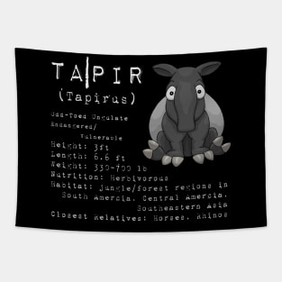 Profile Description Chubby Tapir Fact Sheet Tapestry