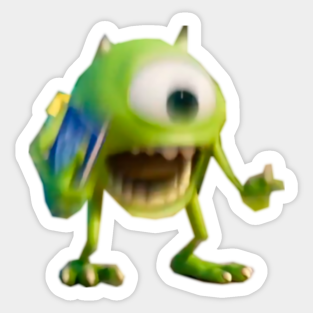 Mike Wazowski Stickers Teepublic