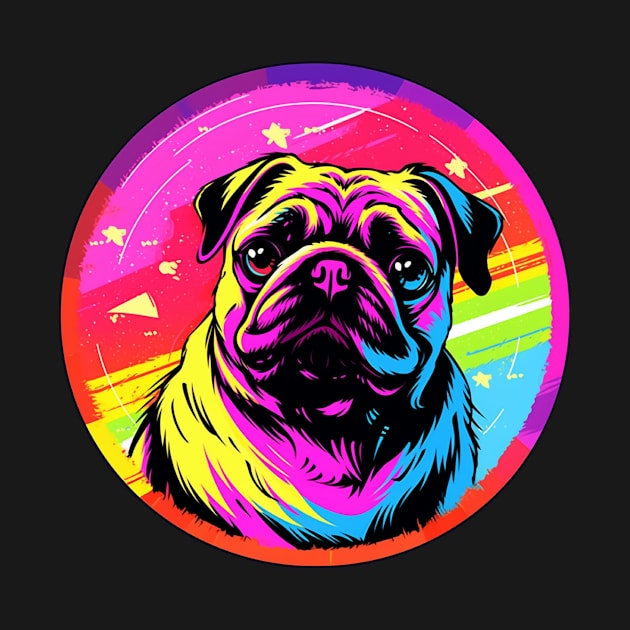 Pug Dog Pop Art by Underground Cargo