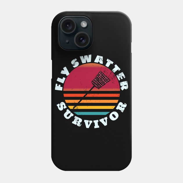 Retro Fly Swatter Survivor Phone Case by F&L Design Co.