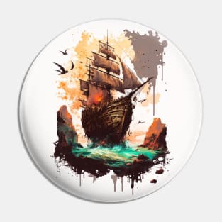 Pirate Ship - the goonies Pin