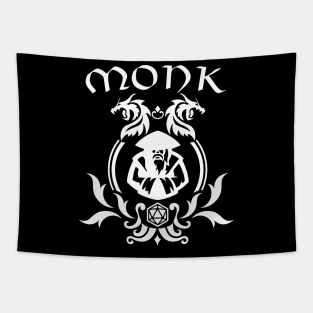 Dnd Monk Class Symbol Print Tapestry