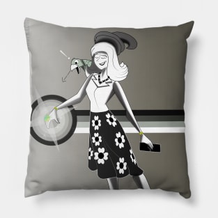 1970s Witch with Expensive Ring Pillow