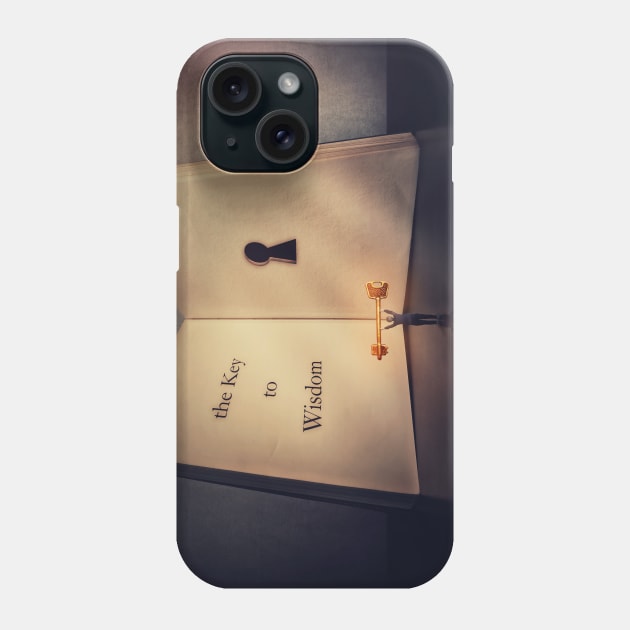 the key to wisdom Phone Case by 1STunningArt