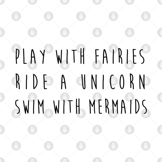 Play With Fairies Ride A Unicorn Swim With MerMaids by hothippo