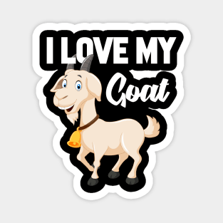 I Love My Goat Magnet