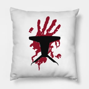 Commando Sev Handprint Pillow