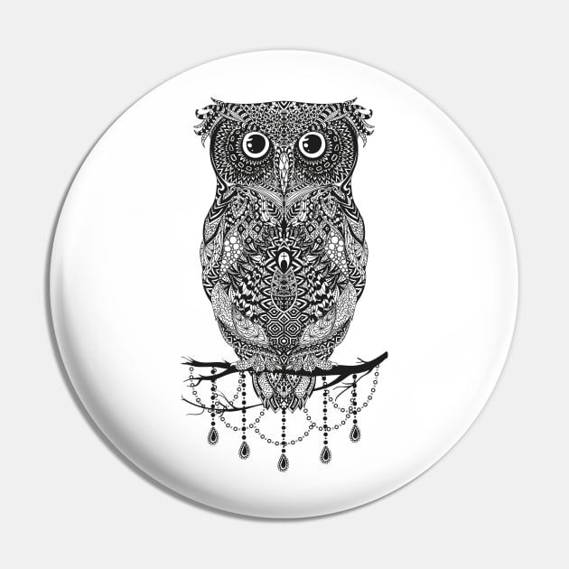 Owl with Jewelry Pin by OzInke