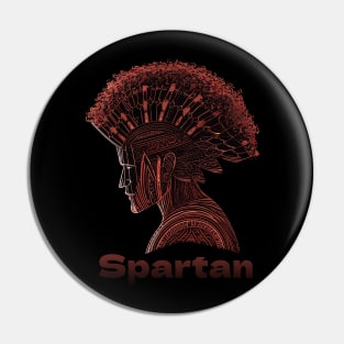 "Spartan Warrior Legacy" - Epic Spartan Art Print Pin