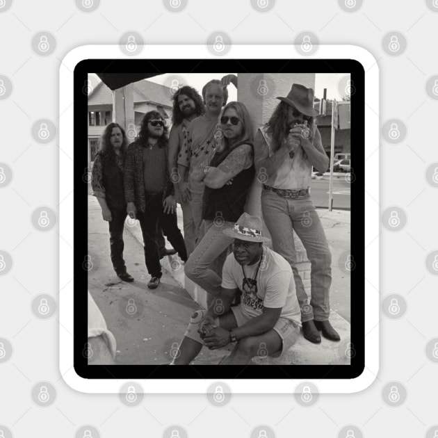 Allman Brothers / Vintage Photo Style Magnet by Mieren Artwork 