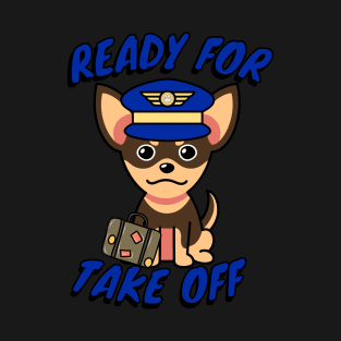 Cute small dog is a pilot T-Shirt