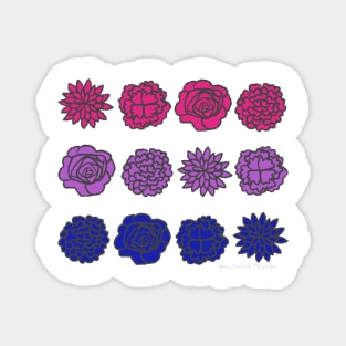 Bisexual Flowers Magnet