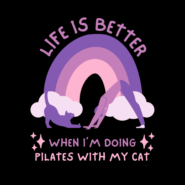 Life is better when I'm doing pilates with my cat by PoeticTheory