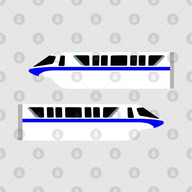 Minimal Monorail Blue by FandomTrading