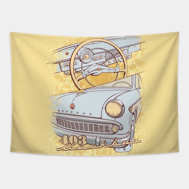 Moskvich 403 Tapestry by Rover