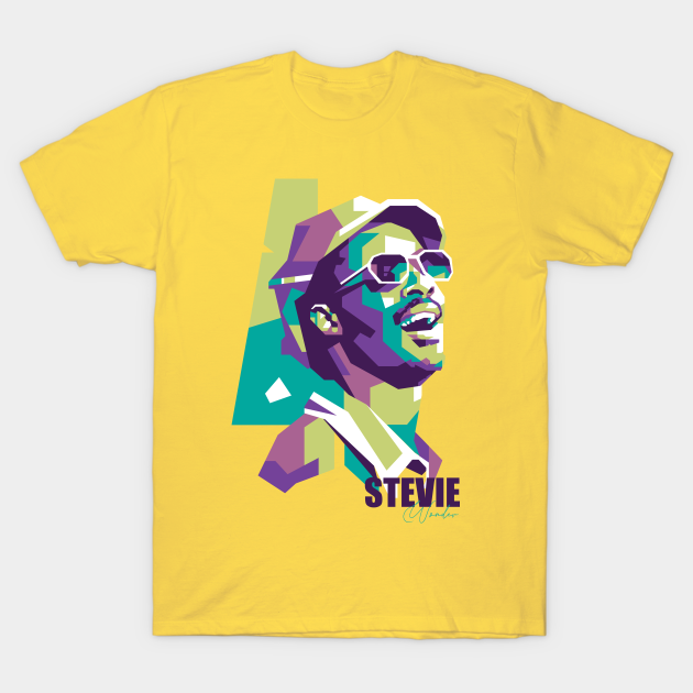 Stevie Wonder Popart - Stevie Wonder - T-Shirt