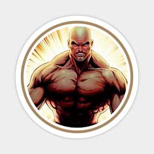 Comic book muscle Magnet