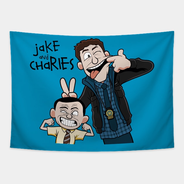 Jake and Charles Tapestry by jasesa