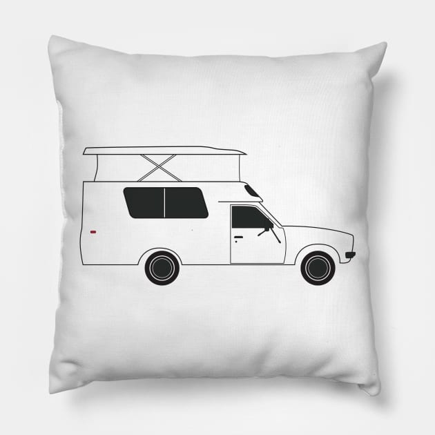 toyota chinook Pillow by LeapDaze