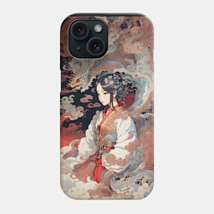 The Woman In The White Dress Phone Case