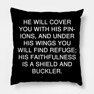 Psalm 91:4 English Standard Version Pillow