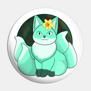 March Kitsune Pin