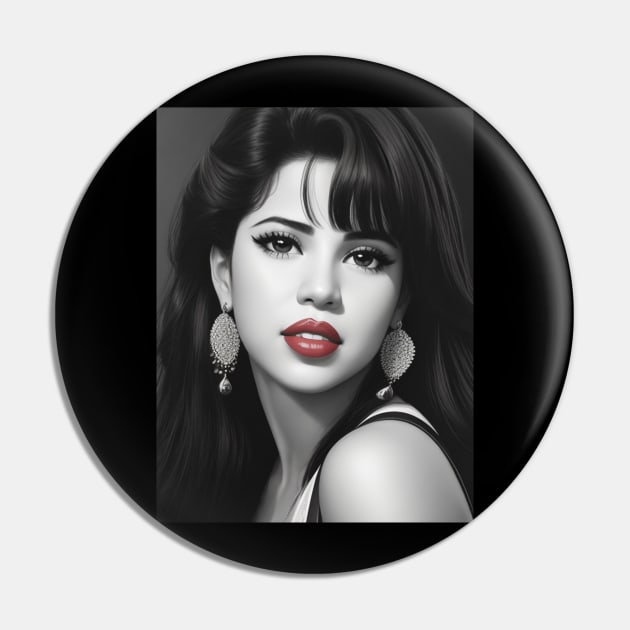 Womens Music Gift Love - Selena quintanilla Pin by Moulezitouna