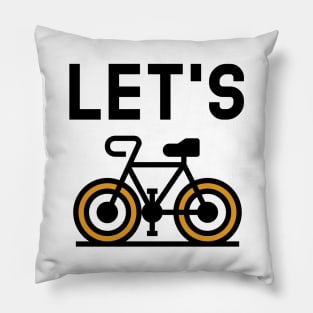 Let's Cycle Pillow