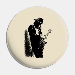 Stevie Ray Vaughan // Vintage Style Design Pin