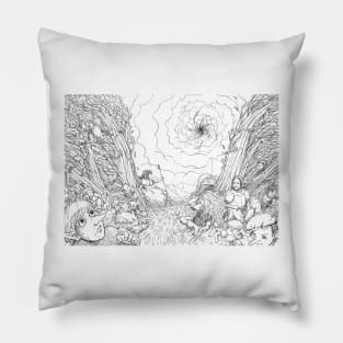 The Wave Of Time And Space Pillow