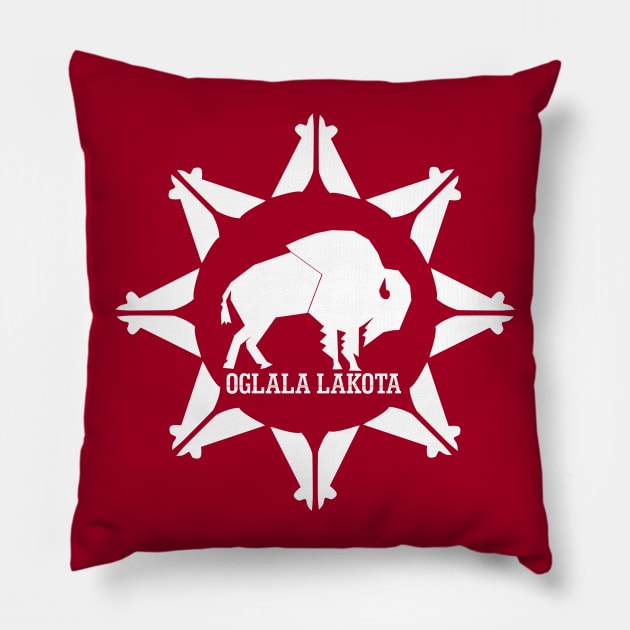 Oglala Lakota Sioux Pillow by Historia