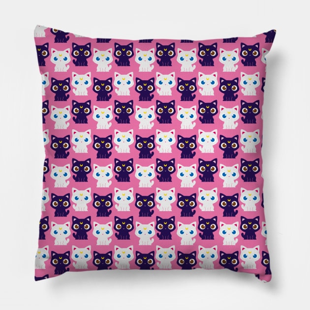 Space Cats Pillow by machmigo