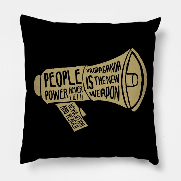 Propaganda Pillow by irkife