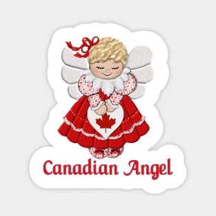 Canada Day Angel Magnet