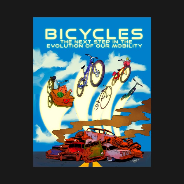 Bicycles! by Adam Something Merch Emporium