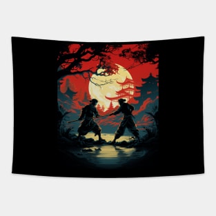 Samurai Garden Tapestry